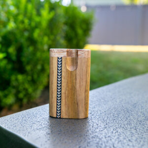 TT-36 Small Teak Inlay Swivel Dugout
